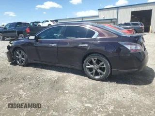 2014 Nissan Maxima S with VIN 1N4AA5AP6EC439077, listed as a Copart auction lot 55725395 with 224,913 mi miles and Non repairable. Bid and sale history available at DreamBid. Image 2.