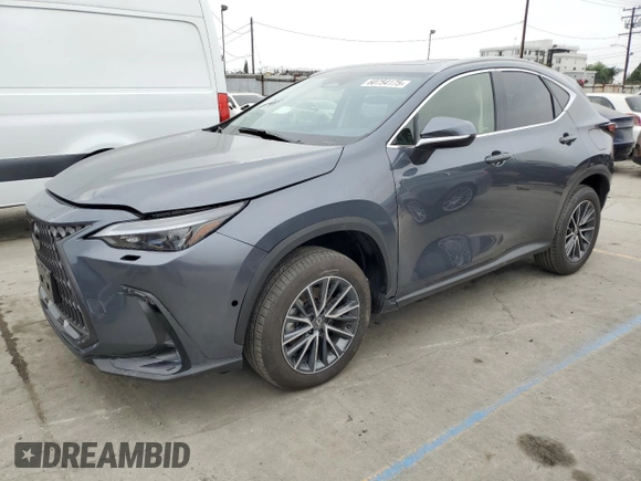 2025 Lexus NX 250 z VIN JTJADCAZ0S5024650, wystawiony jako Copart lot #60754175 z przebiegiem 4 736 mil mil oraz Szkoda całkowita • Salvage title. Historia ofert i sprzedaży dostępna na DreamBid. Obrazek 1.