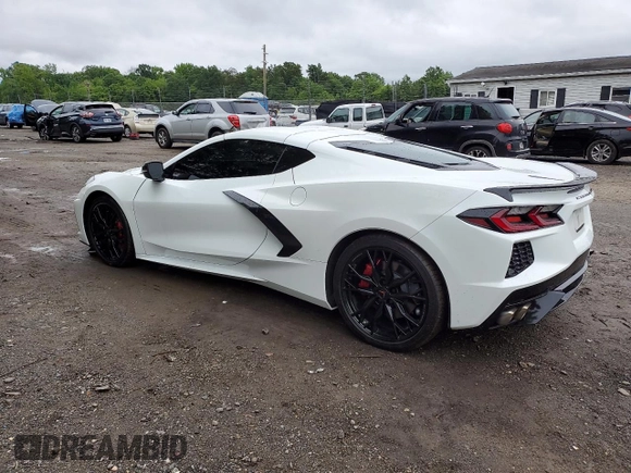 2023 Chevrolet Corvette 2LT with VIN 1G1YB2D41P5113385, listed as a Copart auction lot 57775785 with 16,035 mi miles and Salvage title. Bid and sale history available at DreamBid. Image 2.