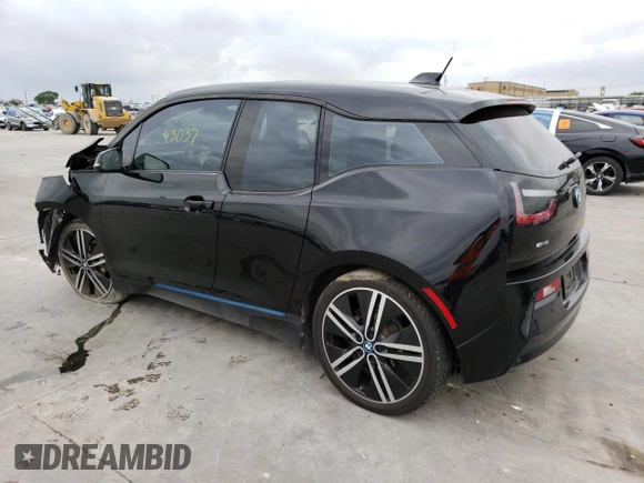 2017 BMW i3 with VIN WBY1Z8C57HV889716, listed as a Copart auction lot 66951452 with 43,037 mi miles. Bid and sale history available at carsss.com. Image 2.