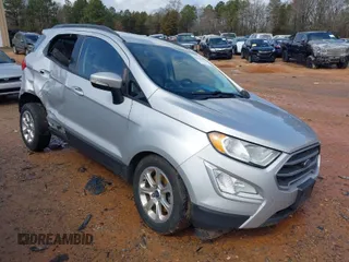 2018 Ford EcoSport SE with VIN MAJ3P1TE9JC219860, listed as a IAAI auction lot 41730497 with 78,496 mi miles. Bid and sale history available at carsss.com. Image 1.