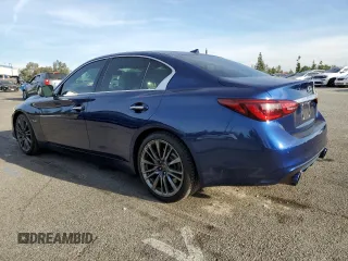 2019 Infiniti Q50 RED SPORT 400 with VIN JN1FV7AP1KM780024, listed as a Copart auction lot 86755684 with 96,108 mi miles and Salvage Title. Bid and sale history available at carsss.com. Image 2.