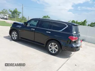 2017 Infiniti QX80 Signature Edition with VIN JN8AZ2NE8H9155644, listed as a IAAI auction lot 42445518 with 155,107 mi miles and . Bid and sale history available at DreamBid. Image 3.