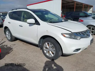2013 Nissan Murano LE with VIN JN8AZ1MUXDW208505, listed as a IAAI auction lot 41722095 with 94,725 mi miles. Bid and sale history available at carsss.com. Image 1.