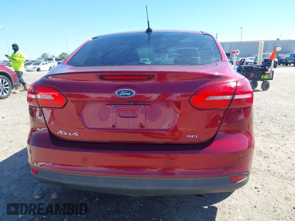 2017 Ford Focus SEL with VIN 1FADP3H26HL337731, listed as a IAAI auction lot 41801917 with 213,466 mi miles. Bid and sale history available at carsss.com. Image 16.