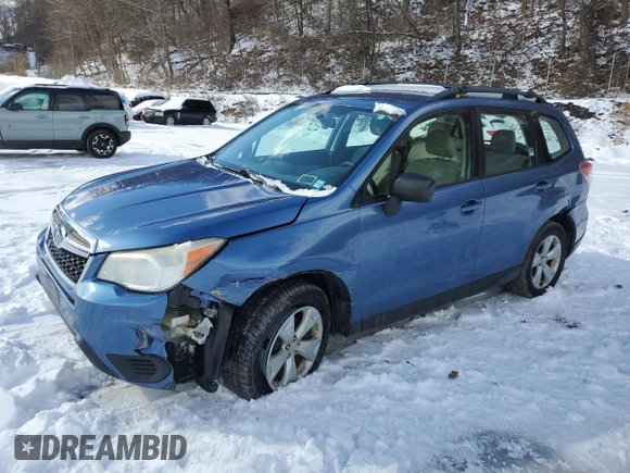 2015 Subaru Forester 2.5i with VIN JF2SJABC1FH511148, listed as a Copart auction lot 44065185 with 127,632 mi miles and Non repairable. Bid and sale history available at DreamBid. Image 1.