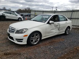 2012 Mercedes-Benz C 300 Sport with VIN WDDGF8BB4CA707133, listed as a Copart auction lot 53494475 with 185,246 mi miles and Salvage Title. Bid and sale history available at DreamBid. Image 1.