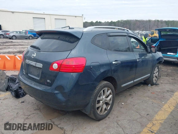 2012 Nissan Rogue S with VIN JN8AS5MT2CW298539, listed as a IAAI auction lot 41536602 with 190,000 mi miles. Bid and sale history available at carsss.com. Image 4.