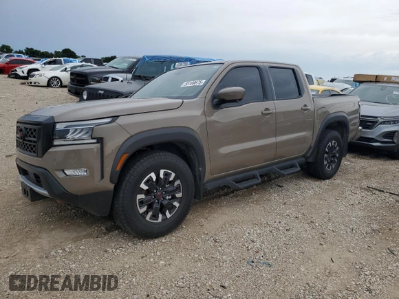 2024 Nissan Frontier SL with VIN 1N6ED1EJ4RN657334, listed as a Copart auction lot 55169675 with 5,706 mi miles and Salvage title. Bid and sale history available at DreamBid. Image 1.