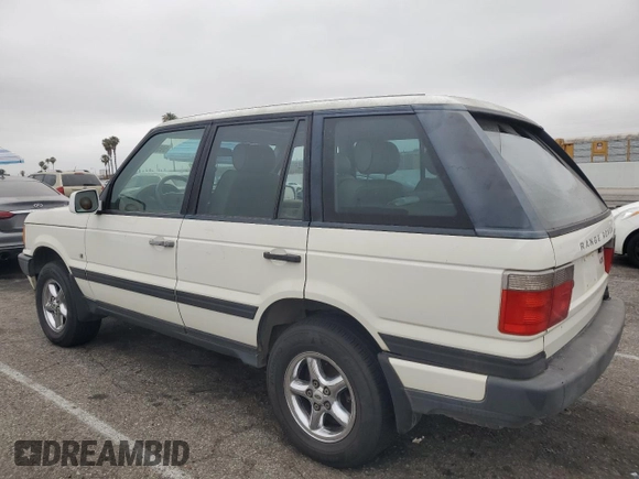 2000 Land Rover Range Rover z VIN SALPV1645YA445526, wystawiony jako Copart lot #59591285 z przebiegiem 158 729 mil mil oraz Szkoda całkowita • Salvage title. Historia ofert i sprzedaży dostępna na DreamBid. Obrazek 2.