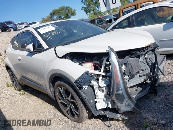 2018 Toyota C-HR XLE with VIN NMTKHMBXXJR023169, listed as a IAAI auction lot 36781613 with 38,125 mi miles. Bid and sale history available at carsss.com. Image 1.