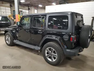 2018 Jeep Wrangler Unlimited Sahara with VIN 1C4HJXEN0JW248194, listed as a Copart auction lot 49069605 with 29,067 mi miles and Salvage Title. Bid and sale history available at carsss.com. Image 2.