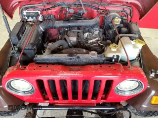 2001 Jeep Wrangler Sport z VIN 1J4FA49S81P362860, wystawiony jako Copart lot #52526165 z przebiegiem 125 124 mil mil oraz Czysty tytuł • Clean title. Historia ofert i sprzedaży dostępna na DreamBid. Obrazek 12.