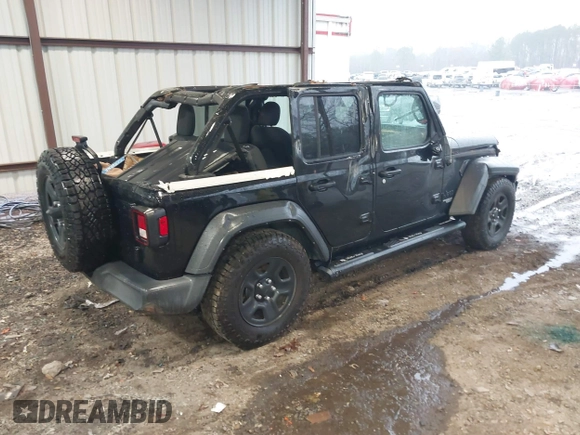 2021 Jeep Wrangler Unlimited Willys with VIN 1C4HJXDN2MW725181, listed as a IAAI auction lot 41731361 with 53,505 mi miles and . Bid and sale history available at DreamBid. Image 4.