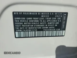 2014 Volkswagen Jetta SportWagen TDI w/Sunroof with VIN 3VWML7AJ8EM615728, listed as a Copart auction lot 71361764 with 84,988 mi miles and Salvage Title. Bid and sale history available at carsss.com. Image 12.