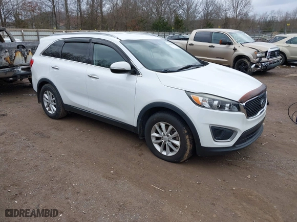2016 Kia Sorento LX with VIN 5XYPG4A59GG053750, listed as a IAAI auction lot 41715747 with 110,323 mi miles. Bid and sale history available at carsss.com. Image 1.