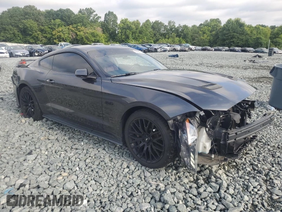 2019 Ford Mustang GT with VIN 1FA6P8CF2K5116462, listed as a Copart auction lot 61930195 with 122,623 mi miles and Salvage title. Bid and sale history available at DreamBid. Image 4.