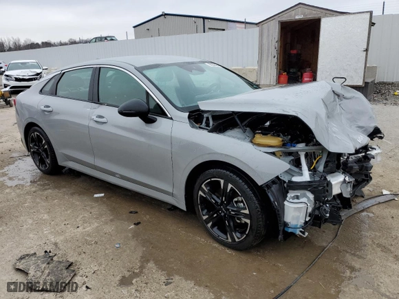 2024 Kia K5 GT-Line with VIN 5XXG64J27RG265577, listed as a Copart auction lot 85366454 with 16,641 mi miles and Salvage Title. Bid and sale history available at carsss.com. Image 4.