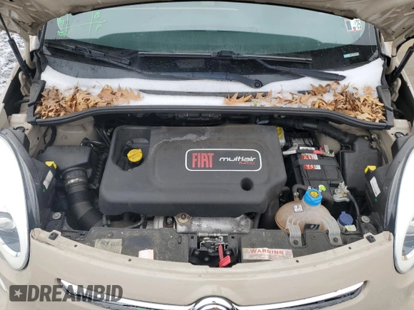 2015 FIAT 500L Lounge with VIN ZFBCFACH5FZ033778, listed as a Copart auction lot 42544395 with 20,888 mi miles and Salvage Title. Bid and sale history available at carsss.com. Image 11.