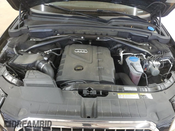 2014 Audi Q5 Premium Plus with VIN WA1LFAFP6EA052556, listed as a Copart auction lot 60723085 with 99,312 mi miles and Salvage title. Bid and sale history available at DreamBid. Image 12.