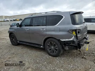 2019 Nissan Armada Platinum with VIN JN8AY2NF9K9351708, listed as a Copart auction lot 77241883 with 42,308 mi miles. Bid and sale history available at carsss.com. Image 2.