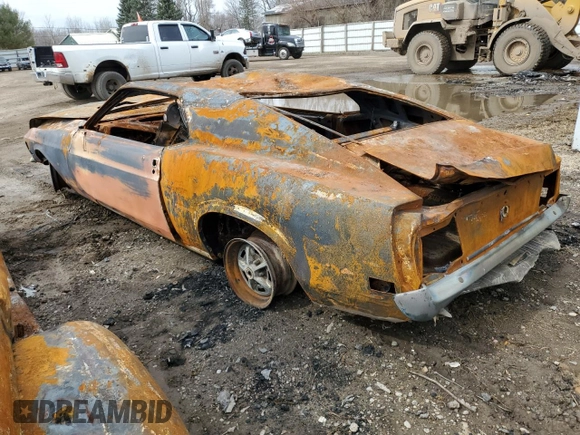 1970 Ford Mustang с VIN 0F05H161686, выставлен на аукционе Copart как лот 49241625 с пробегом Не указан миль и Чистый • Clean title. История ставок и продаж доступна на DreamBid. Изображение 2.