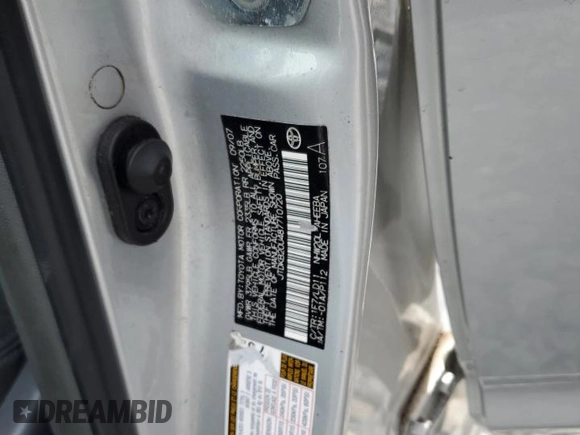 2008 Toyota Prius z VIN JTDKB20U487710720, wystawiony jako Copart lot #57826565 z przebiegiem 188 296 mil mil oraz Szkoda całkowita • Salvage title. Historia ofert i sprzedaży dostępna na DreamBid. Obrazek 12.