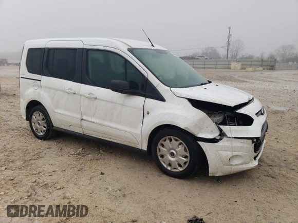 2014 Ford Transit Connect XLT with VIN NM0AE8F76E1149794, listed as a Copart auction lot 43130385 with 210,682 mi miles and Salvage title. Bid and sale history available at DreamBid. Image 4.