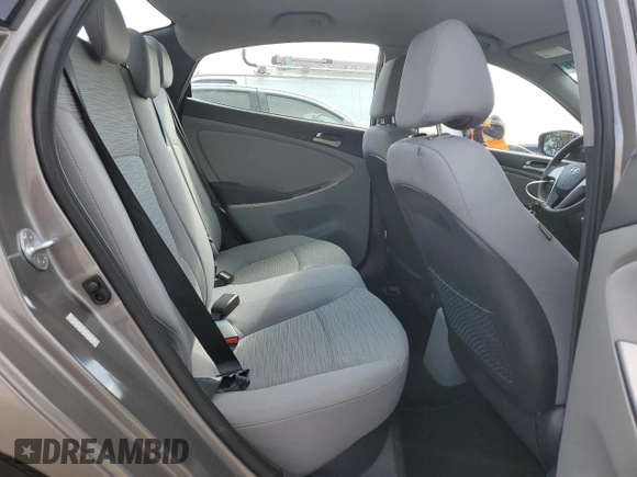 2017 Hyundai Accent SE with VIN KMHCT4AE7HU359920, listed as a Copart auction lot 45840633 with 62,847 mi miles. Bid and sale history available at carsss.com. Image 10.