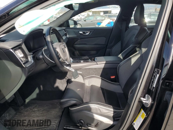 2024 Volvo S60 Plus Black Edition with VIN 7JRH60FH6RG294475, listed as a Copart auction lot 42765555 with Not provided miles and Salvage title. Bid and sale history available at DreamBid. Image 7.
