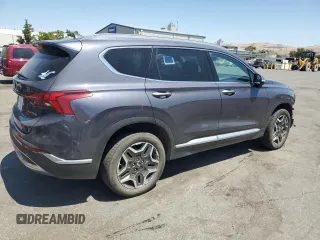 2021 Hyundai Santa Fe Hybrid Limited with VIN KM8S5DA18MU002923, listed as a Copart auction lot 64504734 with 37,445 mi miles and Salvage Title. Bid and sale history available at carsss.com. Image 3.
