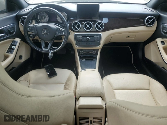 2015 Mercedes-Benz CLA 250 with VIN WDDSJ4EB9FN220682, listed as a Copart auction lot 55696345 with Not Provided miles and Salvage Title. Bid and sale history available at DreamBid. Image 8.