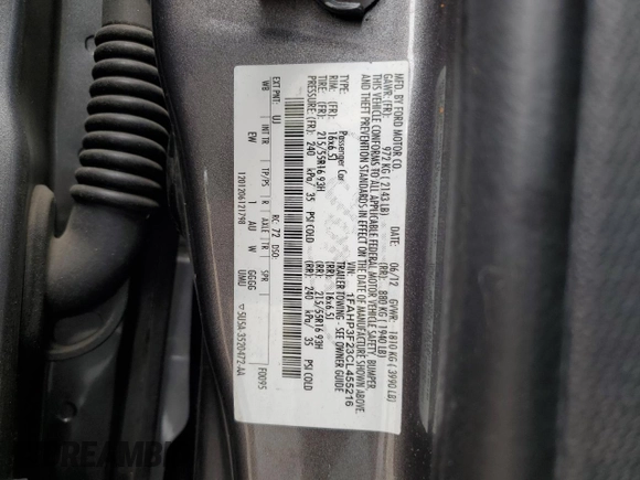 2012 Ford Focus SE z VIN 1FAHP3F23CL455216, wystawiony jako Copart lot #64894855 z przebiegiem 126 204 mil mil oraz Szkoda całkowita • Salvage title. Historia ofert i sprzedaży dostępna na DreamBid. Obrazek 12.
