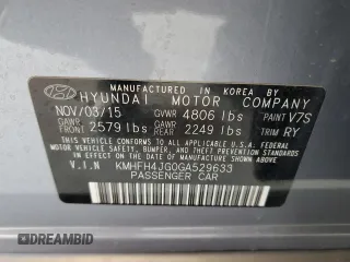 2016 Hyundai Azera Limited z VIN KMHFH4JG0GA529633, wystawiony jako Copart lot #55610065 z przebiegiem 130 827 mil mil oraz Tytuł czysty. Historia ofert i sprzedaży dostępna na DreamBid. Obrazek 12.