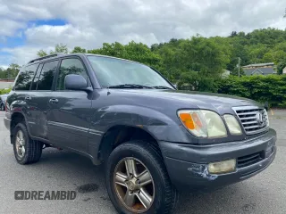 2007 Lexus LX 470 z VIN JTJHT00W674021577, wystawiony jako Copart lot #59510665 z przebiegiem 270 615 mil mil oraz Czysty tytuł • Clean title. Historia ofert i sprzedaży dostępna na DreamBid. Obrazek 1.