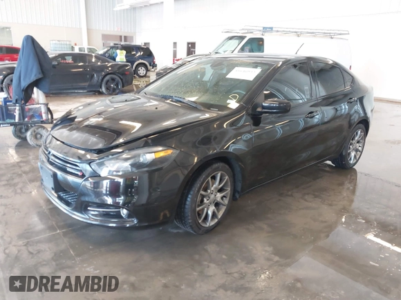 2015 Dodge Dart SXT with VIN 1C3CDFBB5FD205354, listed as a IAAI auction lot 41646932 with 84,322 mi miles. Bid and sale history available at carsss.com. Image 2.