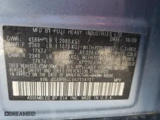 2010 Subaru Outback Prem All-Weathr/Pwr Moon with VIN 4S4BRBGC0A3334101, listed as a Copart auction lot 45976995 with 139,771 mi miles and Salvage Title. Bid and sale history available at carsss.com. Image 12.