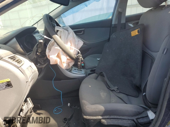 2013 Hyundai Elantra Limited with VIN 5NPDH4AE9DH160415, listed as a Copart auction lot 54180605 with 52,557 mi miles and Salvage Title. Bid and sale history available at DreamBid. Image 7.