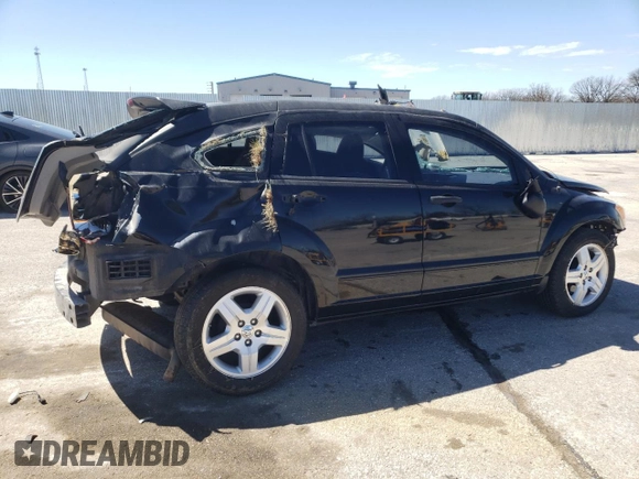 2007 Dodge Caliber SXT with VIN 1B3HB48B97D101293, listed as a Copart auction lot 50748625 with 63,124 mi miles and Salvage Title. Bid and sale history available at DreamBid. Image 3.