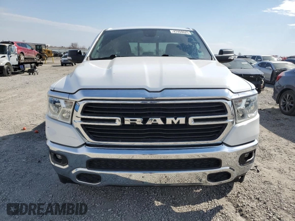 2021 Ram 1500 Big Horn with VIN 1C6SRFBT3MN796610, listed as a Copart auction lot 47459625 with 67,078 mi miles and Salvage title. Bid and sale history available at DreamBid. Image 5.