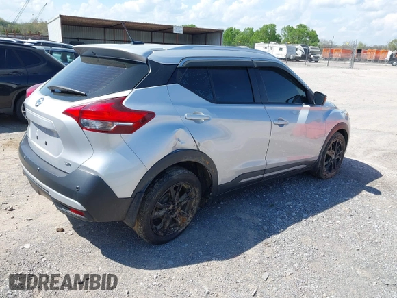 2020 Nissan Kicks SR with VIN 3N1CP5DV8LL566607, listed as a IAAI auction lot 41965487 with 52,119 mi miles. Bid and sale history available at carsss.com. Image 4.