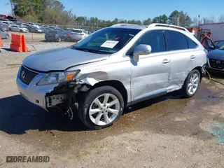 2010 Lexus RX 350 with VIN 2T2ZK1BA4AC037908, listed as a IAAI auction lot 41837351 with 283,483 mi miles. Bid and sale history available at carsss.com. Image 2.