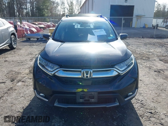 2019 Honda CR-V Touring with VIN 2HKRW2H95KH631787, listed as a IAAI auction lot 41844394 with 262,398 mi miles. Bid and sale history available at carsss.com. Image 12.