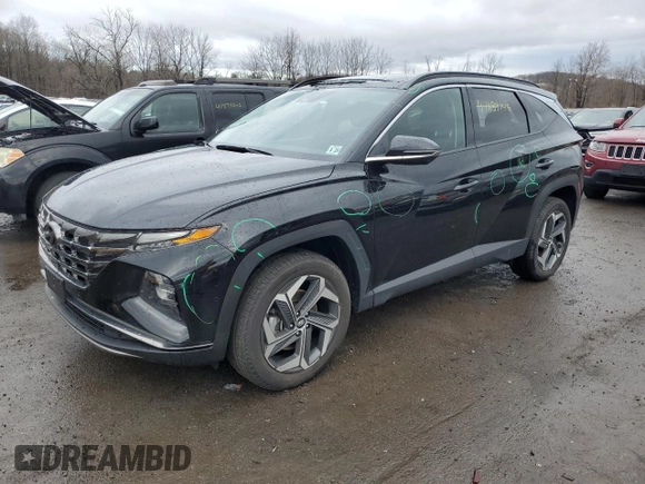 2024 Hyundai Tucson Limited with VIN 5NMJECDE8RH392333, listed as a Copart auction lot 47833745 with 8,110 mi miles and Salvage Title. Bid and sale history available at carsss.com. Image 1.