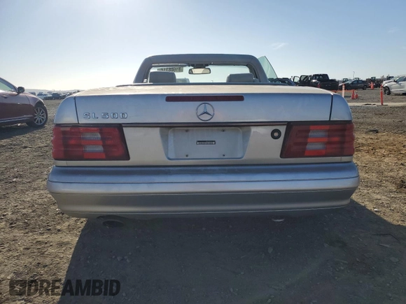 1999 Mercedes-Benz SL-Class with VIN WDBFA68FXXF174165, listed as a Copart auction lot 81608314 with 0 mi miles and Salvage Title. Bid and sale history available at carsss.com. Image 6.