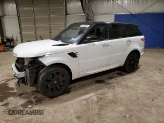 2020 Land Rover Range Rover Sport HST with VIN SALWS2RU0LA881750, listed as a Copart auction lot 44305805 with 74,823 mi miles and Salvage Title. Bid and sale history available at carsss.com. Image 1.