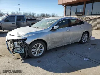 2020 Chevrolet Malibu LT with VIN 1G1ZD5ST1LF027167, listed as a Copart auction lot 43001975 with 97,304 mi miles and Salvage Title. Bid and sale history available at carsss.com. Image 1.