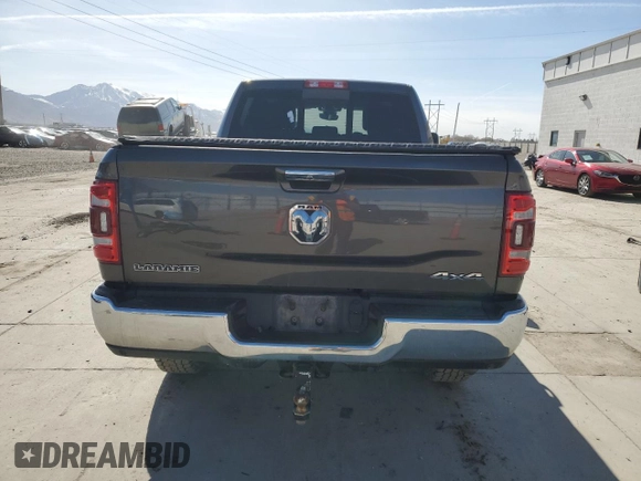 2020 Ram 2500 Laramie with VIN 3C6UR5FL6LG122309, listed as a Copart auction lot 48019295 with 57,352 mi miles and Salvage Title. Bid and sale history available at carsss.com. Image 6.