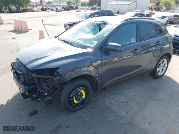 2023 Hyundai Kona SEL with VIN KM8K6CAB0PU060304, listed as a IAAI auction lot 41833836 with 24,007 mi miles. Bid and sale history available at carsss.com. Image 21.