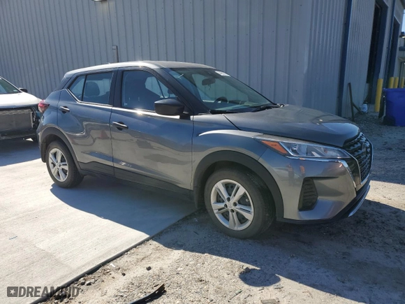 2023 Nissan Kicks S with VIN 3N1CP5BV0PL572474, listed as a Copart auction lot 44983975 with 1,551 mi miles and Salvage Title. Bid and sale history available at carsss.com. Image 4.